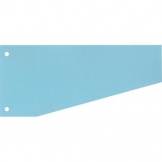 Trennstreifen Trapez 24 x 10,5/6 cm blau 100 St./P