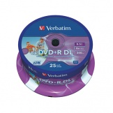 DVD+R DL 8,5GB 8fach bedruckbar Inkjet 