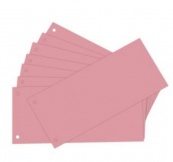 Trennstreifen 105x240mm rosa gelocht 100 Stück