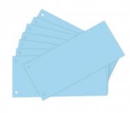 Trennstreifen 105x240mm blau gelocht 100 Stück