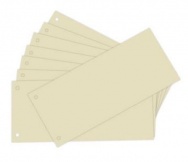 Trennstreifen 105x240mm chamois gelocht 100 Stück