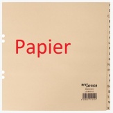 Register ½A4 chamois A-Z 20tlg Papier
