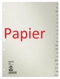 Register A4 grau A-Z 20tlg Papier