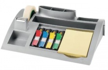 Schreibtisch-Organizer Post-it C50 silber gefüllt