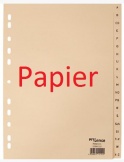 Register A4 chamois A-Z 20tlg Papier