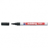 Lackmarker Edding 751 1-2mm schwarz permanent