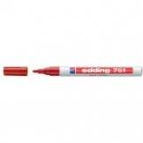 Lackmarker Edding 751 1-2mm rot permanent