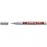 Lackmarker Edding 751 1-2mm silber permanent