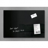 Magnetboard Glas artverum 60 x 40 x 1,5 cm schwarz