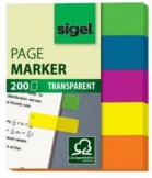 Haftmarker Film 12x50mm transparent-grün, -blau, -