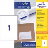 Avery 3478-200 Etikett ultragrip 210x297 ohne Rand