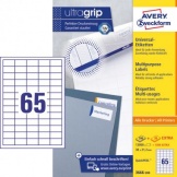 Avery 3666-200 Etikett ultragrip 38x21,2 Rand