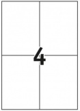 Etikett Standard 148x105mm weiß 400 St/Pg
