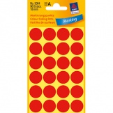 Etikett Punkt 18mm rot 96St/Pg rot 96St/Pg