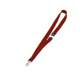 Textilband 20mm rot Karabiner 10St./Pg.
