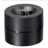 Klammerspender schwarz magnetisch rund