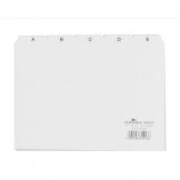 Karteiregister A5 grau A-Z 25tlg Plastik