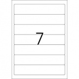 Rückenschild Movables kurz/schmal 192x38mm 175 Et.