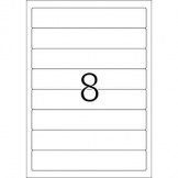 Rückenschild Movables kurz/schmal 192x34mm 200 Et.