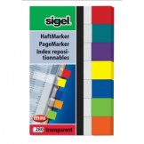 Haftmarker transparent 84x50mm 7 Farben 280 Blatt