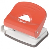 Locher 8008 25Blatt rot Anschlagschiene