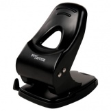 Registraturlocher 60 Blatt schwarz Anschlagschiene