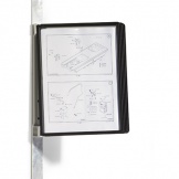 Sichttafelsystem DIN A4 VARIO® MAGNET WALL schwarz