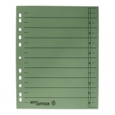 Trennblatt A4 durchgefärbt grün RC, 100 Stück