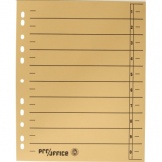 Trennblatt A4 durchgefärbt gelb RC, 100 Stück