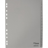 Register A4 grau 1-31 31tlg PP-Folie