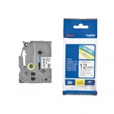 Schriftband TZ231 12mm schw auf weiß