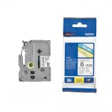 Schriftband TZ211 6mm schw auf weiß