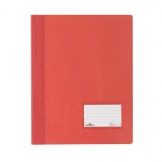 Schnellhefter Duralux A4 rot blickdicht