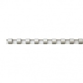 Binderücken PolyCombs 10mm/65 Blatt weiß 21Ri