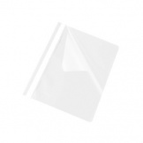 Schnellhefter A4 weiß/transparent PP-Folie