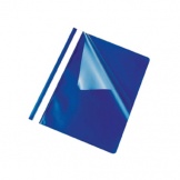 Schnellhefter A4 blau/transparent PP-Folie