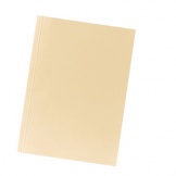 Aktendeckel 23x32 cm chamois gefalzt Karton 250 g