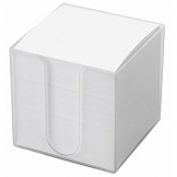 Notizzettelbox 95x95x95mm klar gefüllt 800Bl