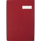 Unterschriftenmappe A4 rot 20Fächer PVC