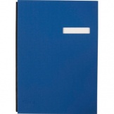 Unterschriftenmappe A4 blau 20Fächer PVC