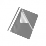 Schnellhefter A4 grau/transparent PP-Folie