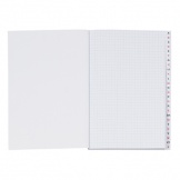 Buch A5 kariert A-Z 96Bl A5 kariert