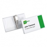 Namensschild Krokoklemme 40x75 mm 25St/Pg