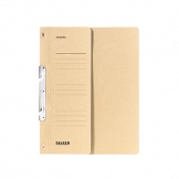 Schlitzhefter A4 chamois ½Deckel kfm.Heft. Karton