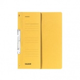 Schlitzhefter A4 gelb ½Deckel kfm.Heft. Karton