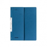 Schlitzhefter A4 blau ½Deckel kfm.Heft. Karton