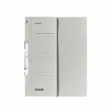 Schlitzhefter A4 grau ½Deckel kfm.Heft. Karton