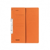 Schlitzhefter A4 orange ½Deckel kfm.Heft. Karton