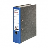 Ordner Recycling A4/80mm blau Wolkenmarmor