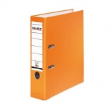 Ordner A4 80mm orange PP-Folienbezug Wechselfenste